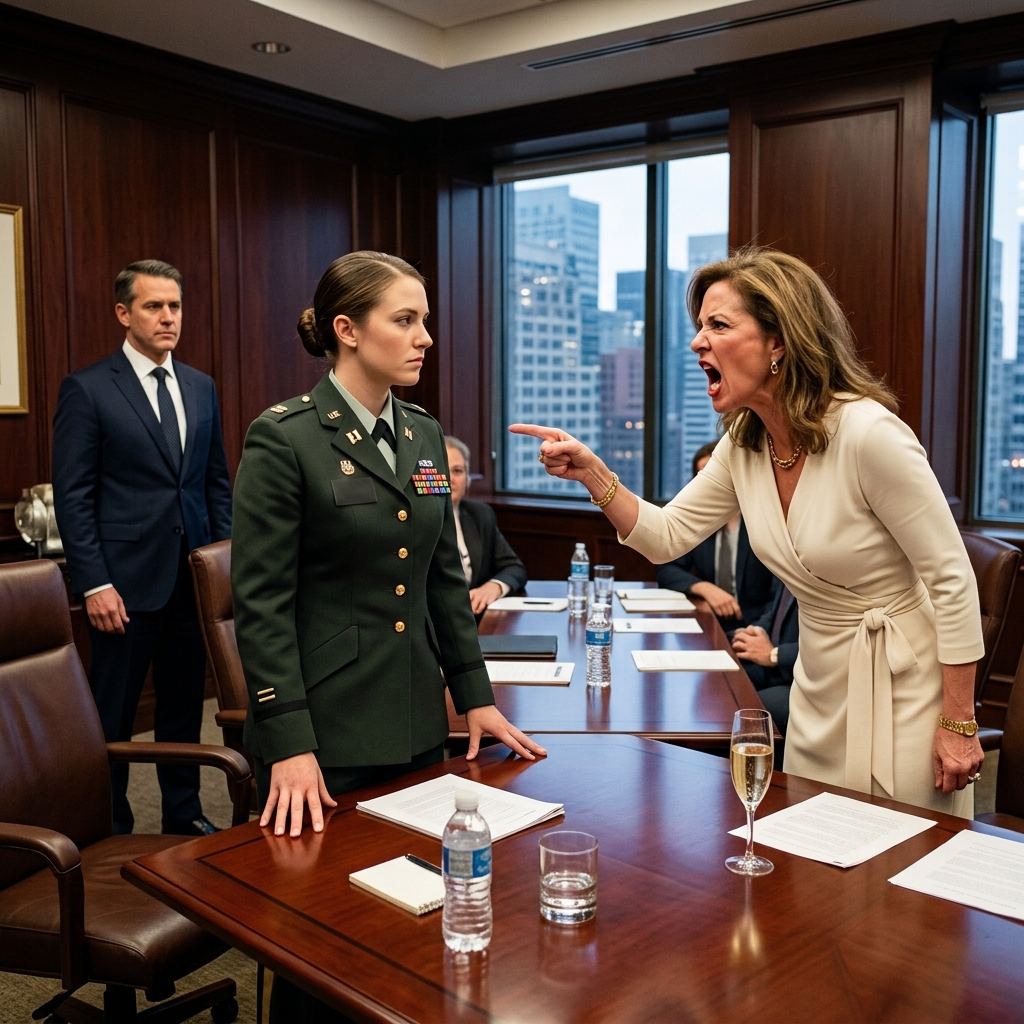 Her Mother Pawned Her Military Laptop to Fund Her Sister’s Party — Before the Army Captain Locked the Conference Room Door