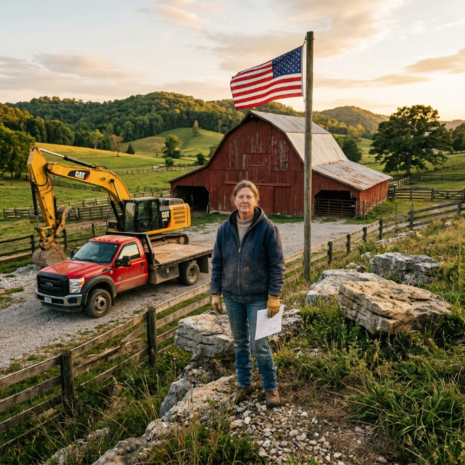 The Weight of the Harvest: How a Kentucky Widow Turned Worthless Stone Into a Foundation of Hope