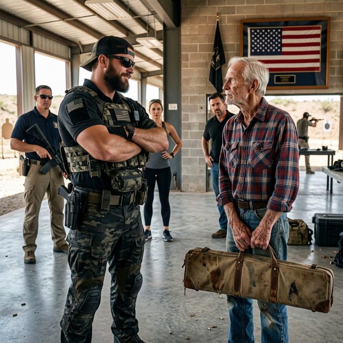 A Cocky Instructor Bet an Elderly Man $500 to Humiliate Him. He Didn’t Know Who Was Holding the Rifle