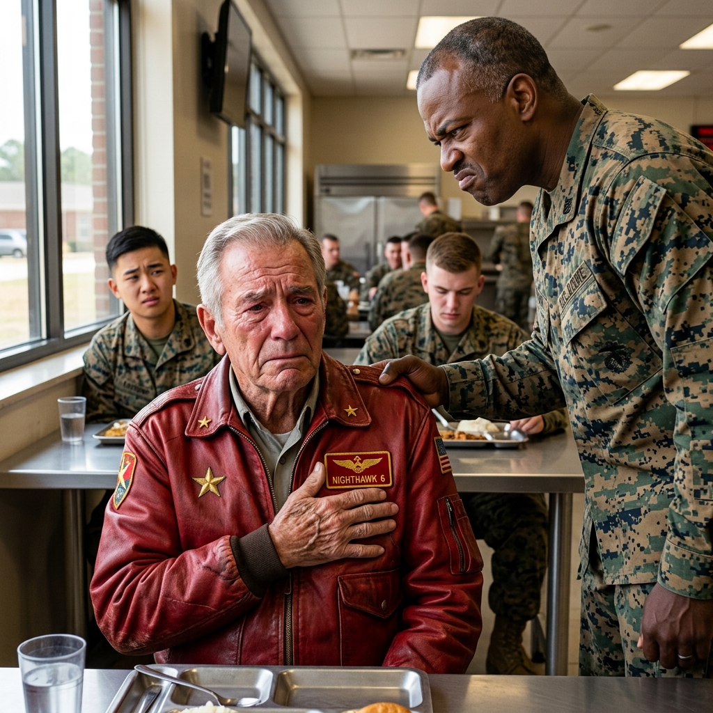 A staff sergeant mocked my call sign and red jacket in front of the entire mess hall. Then the base commander walked in, saluted me, and pointed to the twelve gold stars on my chest.