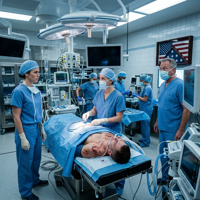 The Silent Surgeon’s Credential: A Combat Veteran, a Wounded Marine, and the Anatomy of a Life-Saving Truth