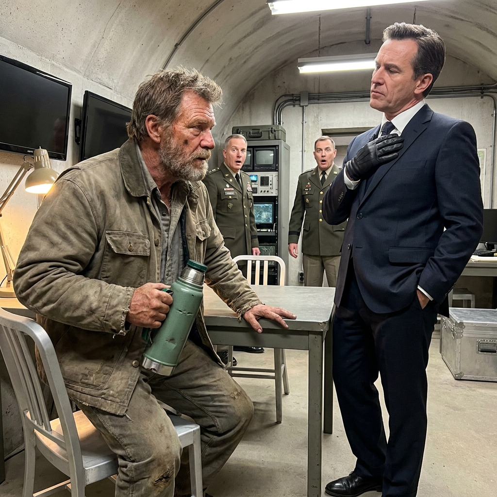 Our civilian contractor laughed at the old veteran during the Pentagon base lockdown. The quiet man reached into his flannel pocket and placed down one brass key.