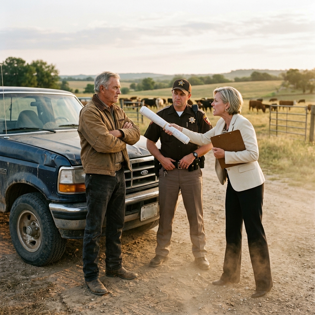 HOA Karen Sent Fake Federal Agents to Steal My 40-Acre Ranch — Then Found Out I Wrote the Federal Laws