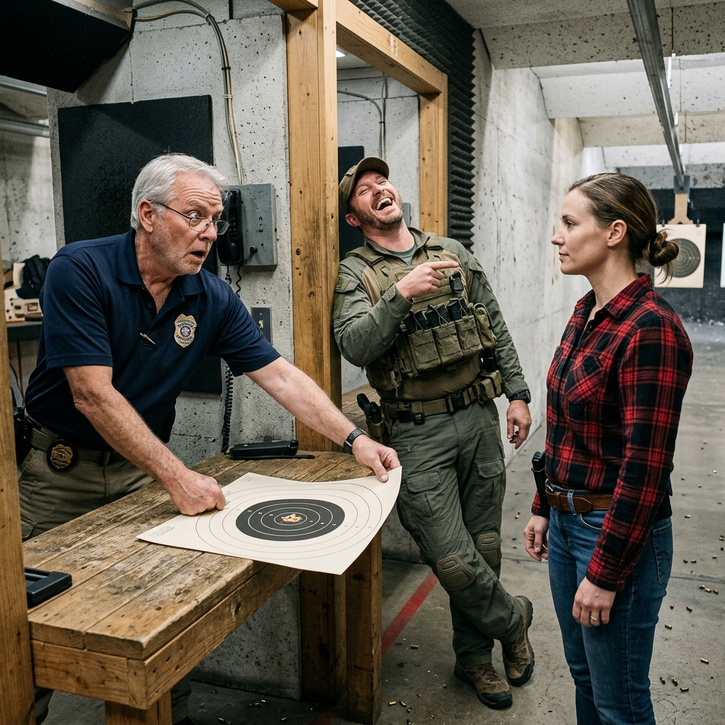 My family laughed when my cousin called my eighteen-year Army career a joke. I checked the chamber of his Glock and found my grip.