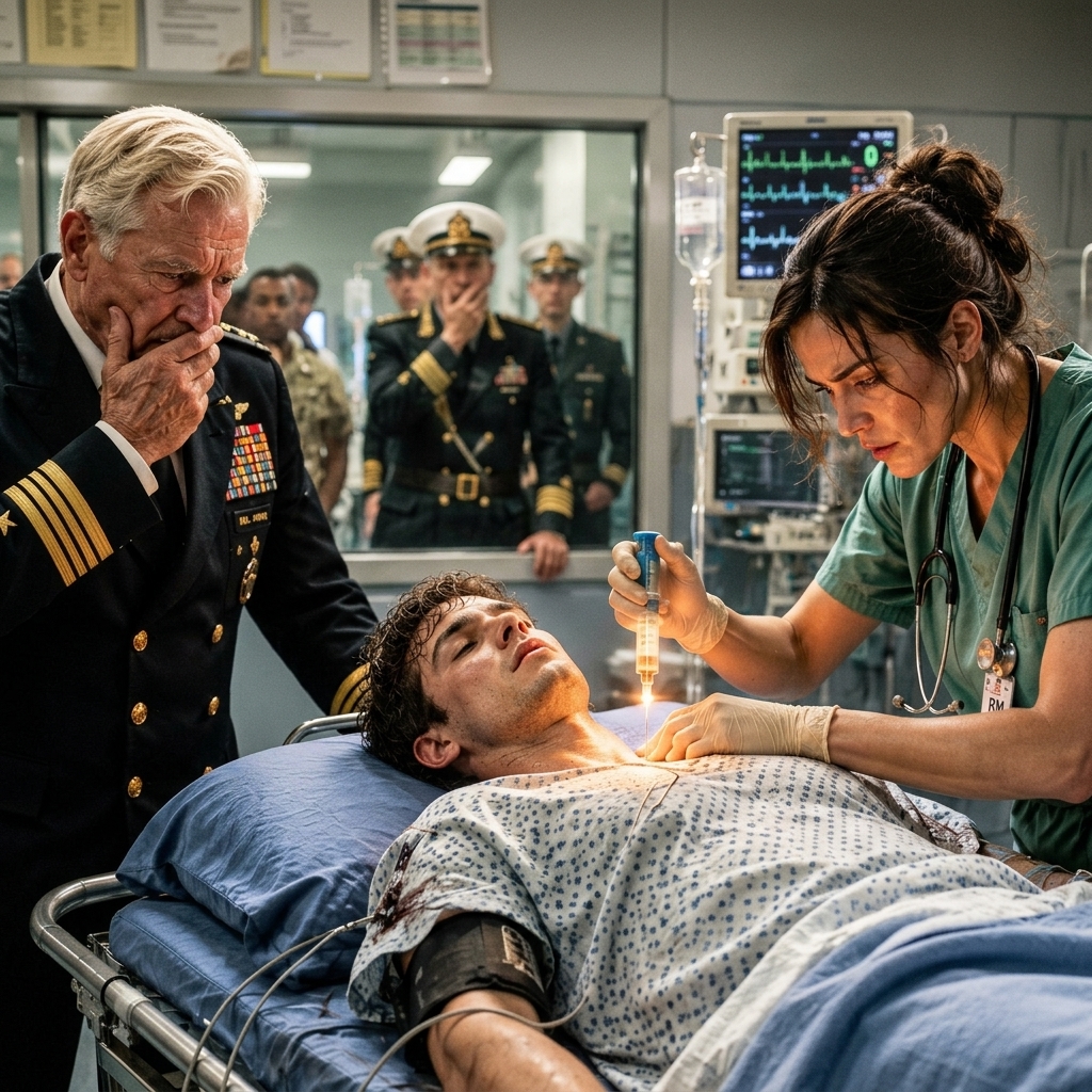 A Navy Surgeon Pronounced the Admiral’s Son Dead. The Quiet Nurse Cleaning the Instruments Saw Something They Missed.