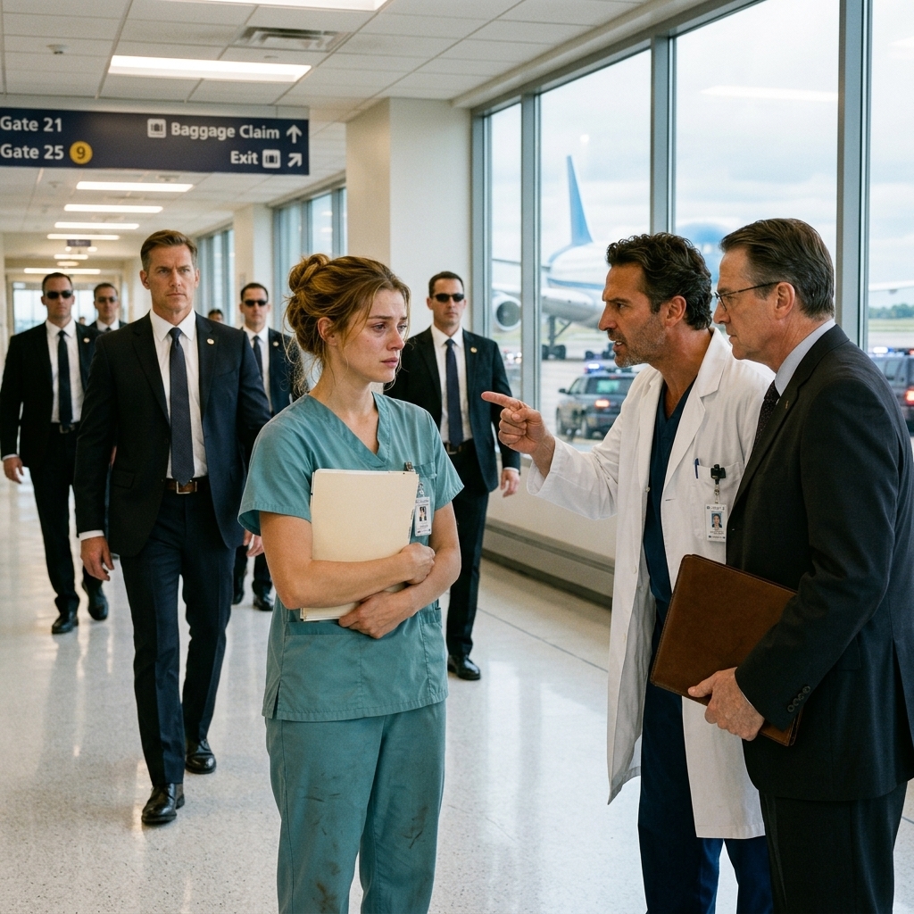 A rookie nurse was fired for saving a life. Then the President’s personal jet landed at the airport.