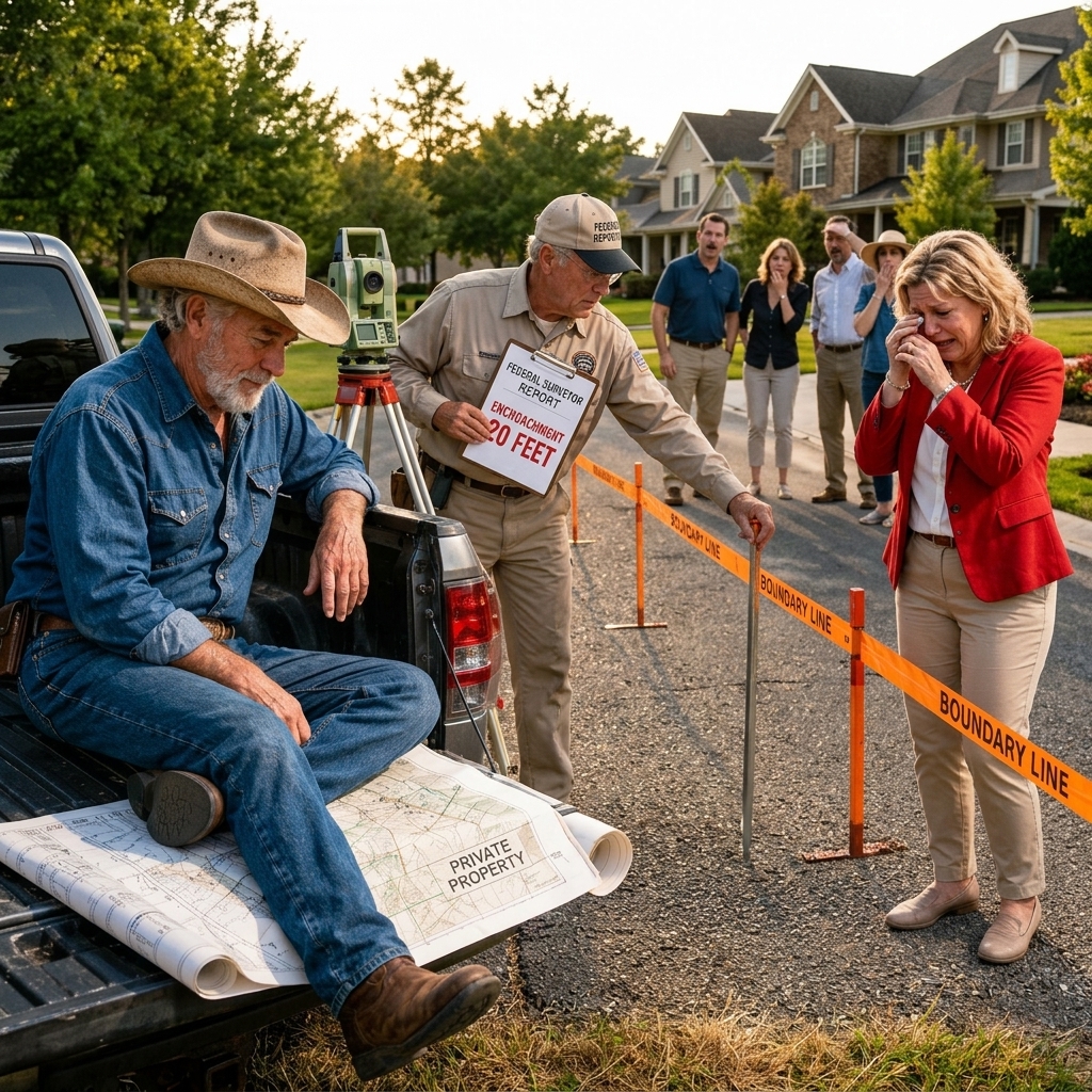 The HOA Fined Me $500 for the Holes Where My 4 Survey Stakes Used to Be — Then Found Out I Owned Their Entire Entrance