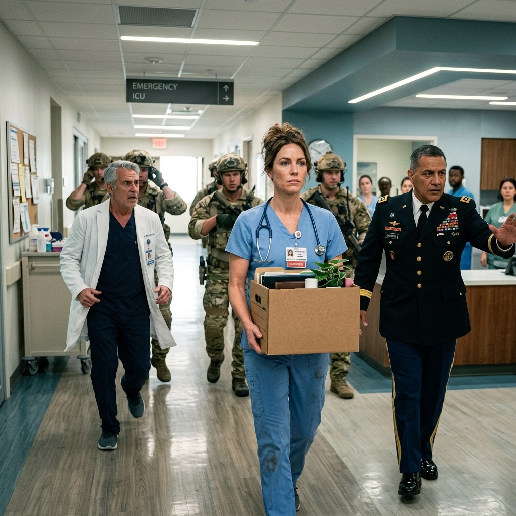 The Trauma Bay Went Silent When the Wounded Soldier Snapped to Attention — For the Exact Nurse They Had Humiliated