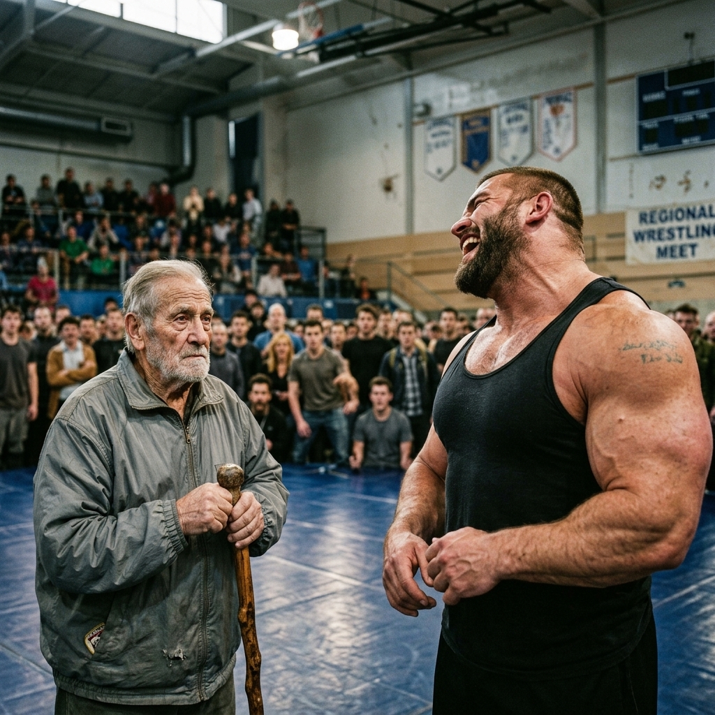 He Told the Crowd to Get the Old Man a Chair to Fall Into — Then the 79-Year-Old Reached for His Cane