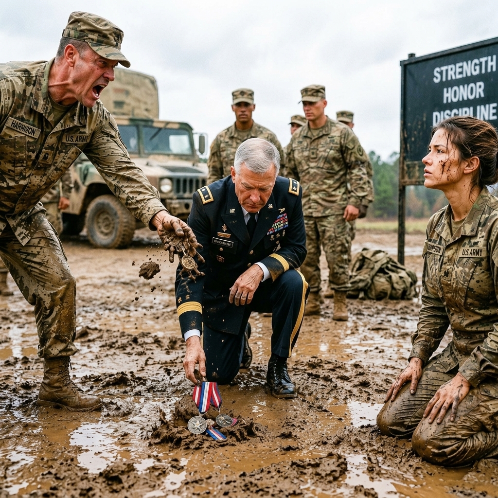 My sergeant tore my medals off my chest and threw them into the mud. I stayed on my knees in the cold, and then a two-star general knelt in front of me.