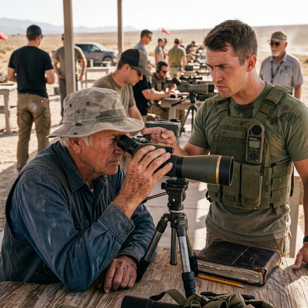 He laughed at my sun-bleached hat and said my eyes were older than his $4,000 scope. Then his computer failed him three times at 1,200 yards. I stepped onto the mat with no wind meter, no tablet, and a folded note that had cost a man his life.