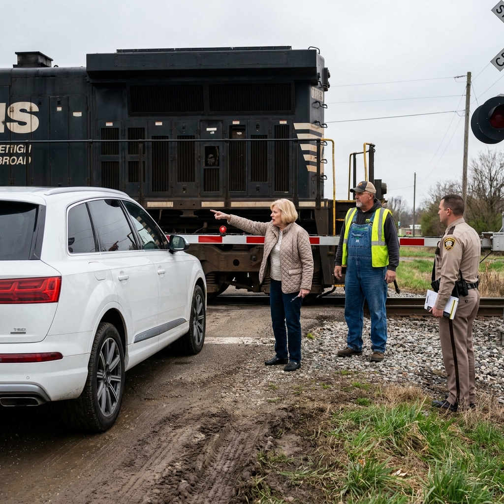 They Voted to Demolish a Federal Railroad Crossing — So I Showed Up Driving the Locomotive