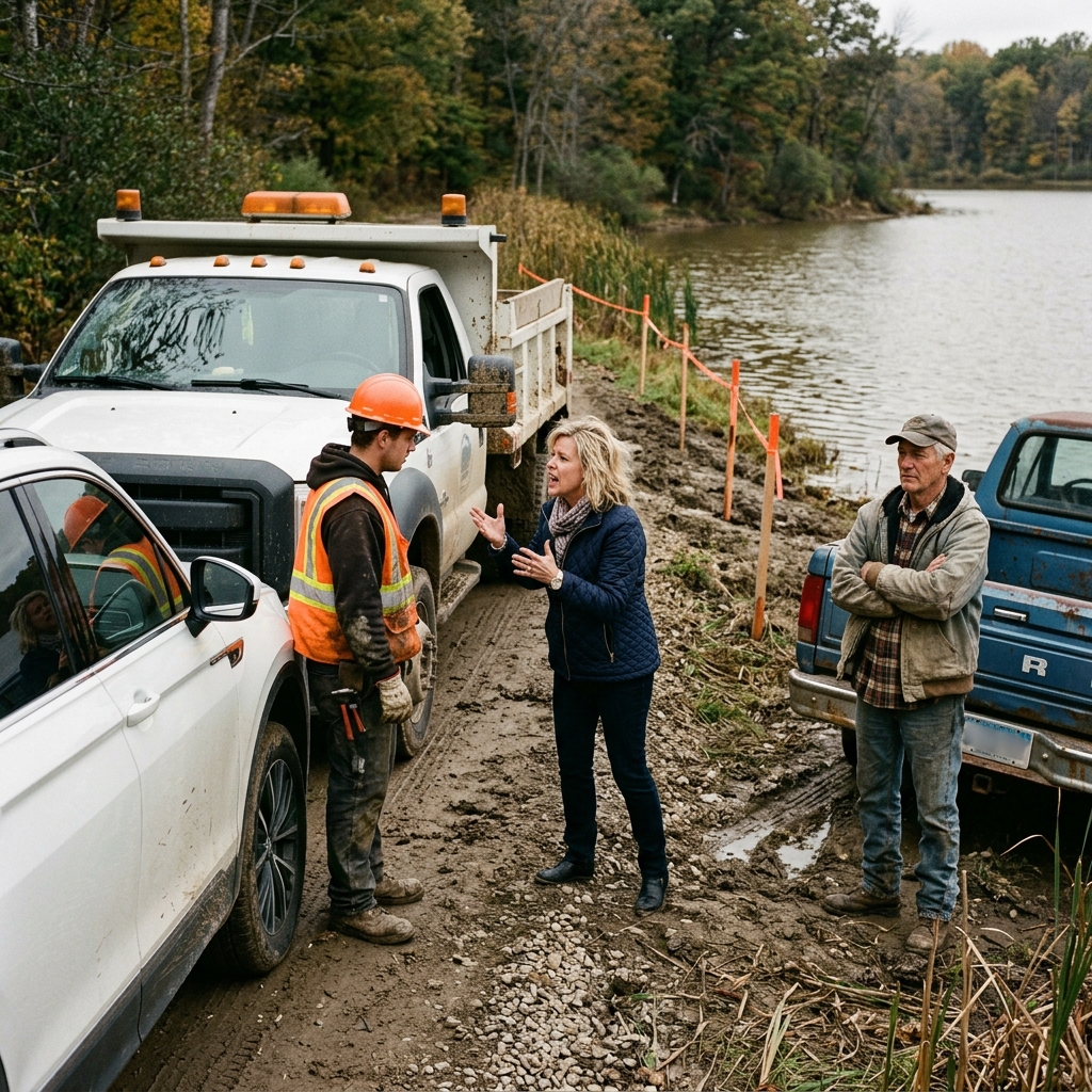 HOA Karen Demanded I Surrender My 3,200-Acre Lake in 72 Hours — Then Watched the County Board Void Her Entire Marina Project