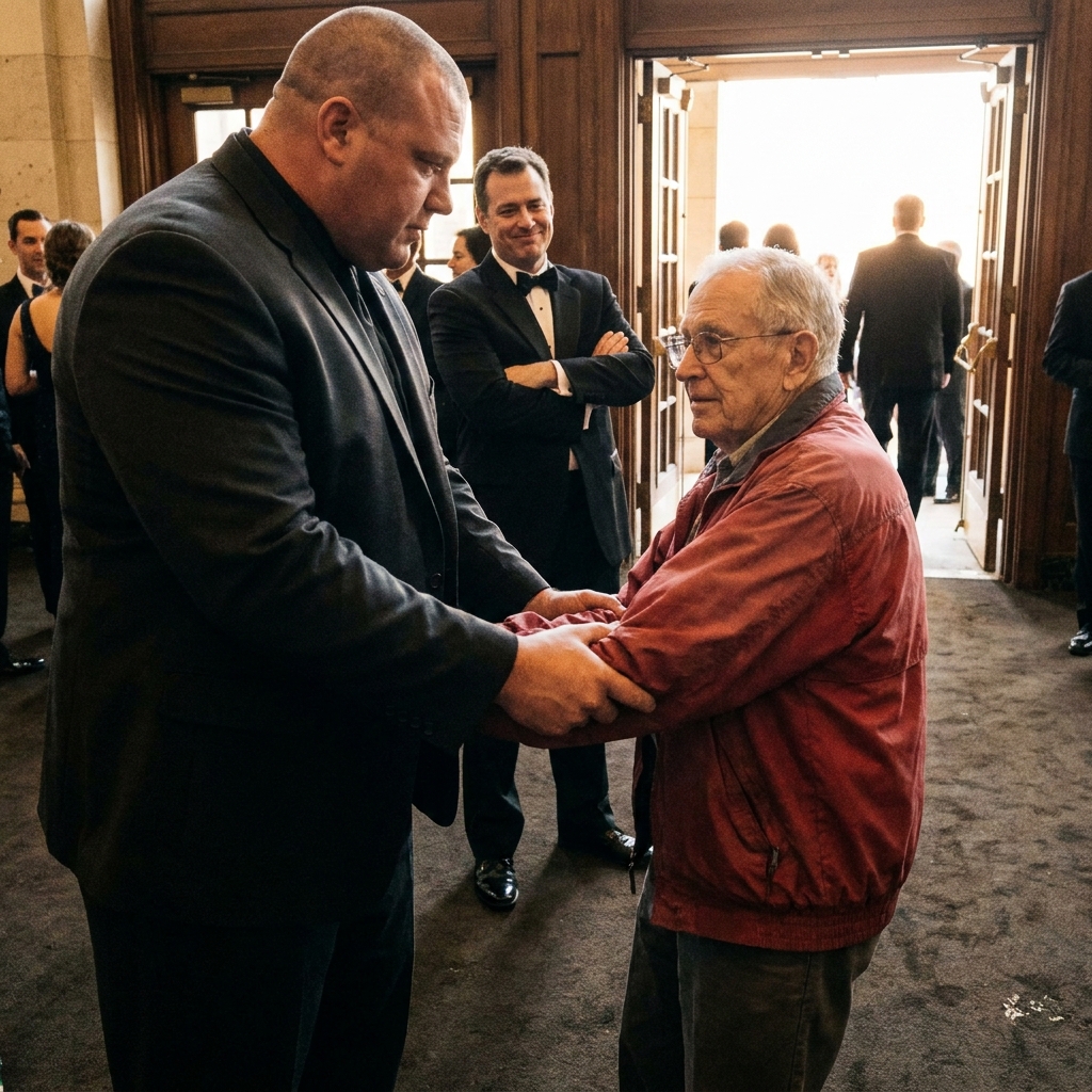 I sat silently as the young event coordinator mocked my frayed red windbreaker in front of the arriving senators, threatening to have security drag me out of the military gala