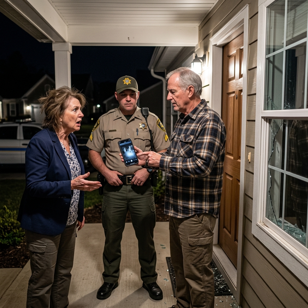HOA Karen Smashed My Window at 10:30 PM for a “Wellness Check” — Then Met the County Deputy Who Calls Me Dad
