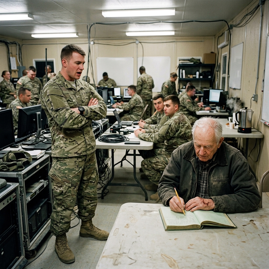 Staff Sergeant Told the 91-Year-Old Veteran His Radio Skills Didn’t Apply Anymore — Then the $140,000 System Went Dead Silent