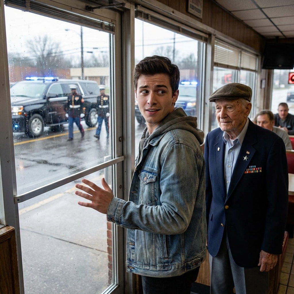I watched a college kid at the Oak Barrel Diner mock an 84-year-old man’s jacket, calling his medals a fake costume used to get free coffee.