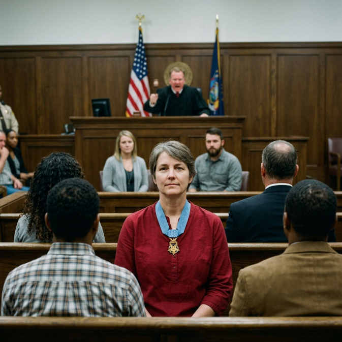 The Shocking Moment a Four-Star Admiral Marched Into Court to Stop a Judge From Confiscating a Hero’s Medal