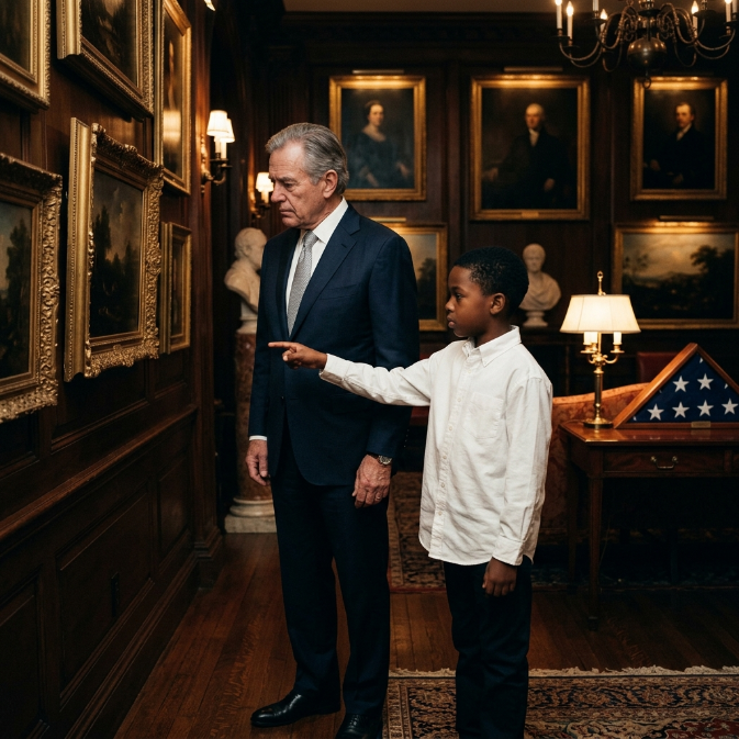 When the Housekeeper’s Grandson Looked Closely at a Painting, He Uncovered a Dead Wife’s Secret That Destroyed a Maritime Empire