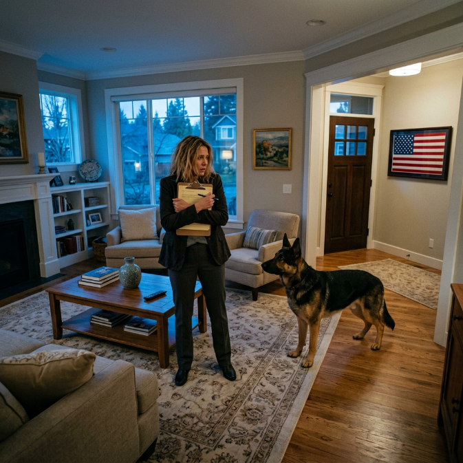 The Arrogant HOA President Broke Into My Quiet Home, But My Loyal German Shepherd Was Waiting
