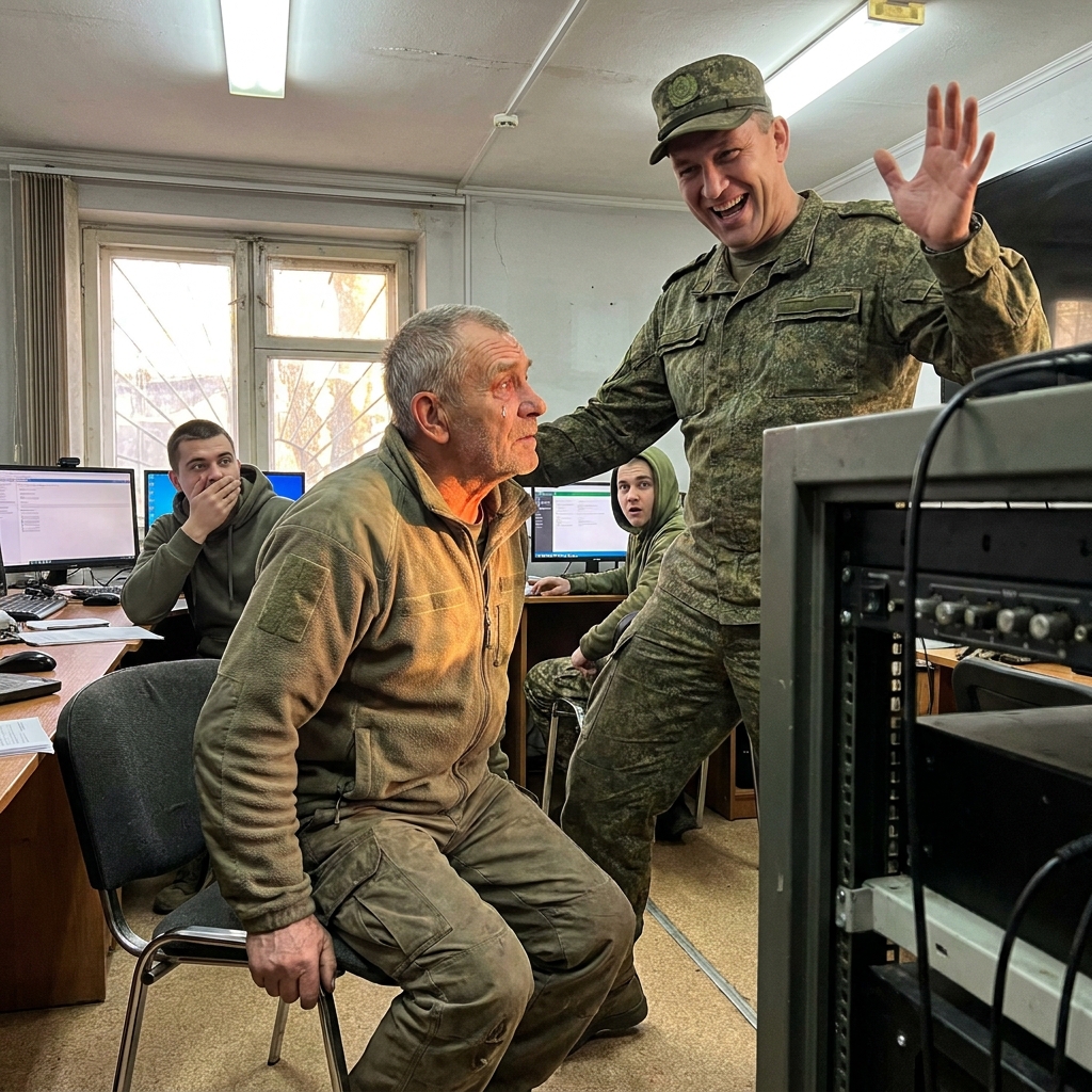 Our base commander openly mocked an eighty-year-old veteran during a critical national security lockdown. He plugged an ancient copper wire into our billion-dollar console. Then—three whispered words.