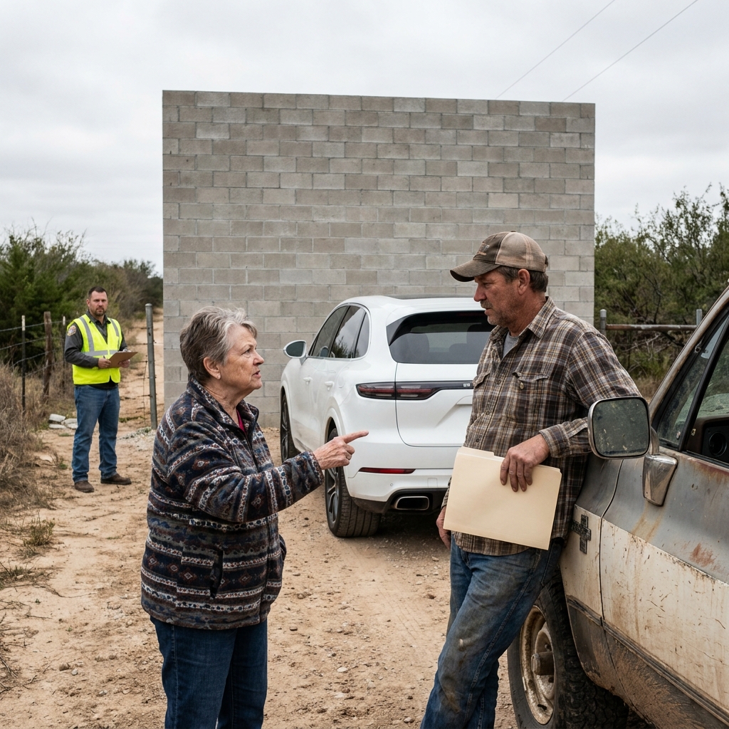 47 Times She Drove Through My Ranch Gate — So I Let Her BMW Meet My 12-Foot Wall
