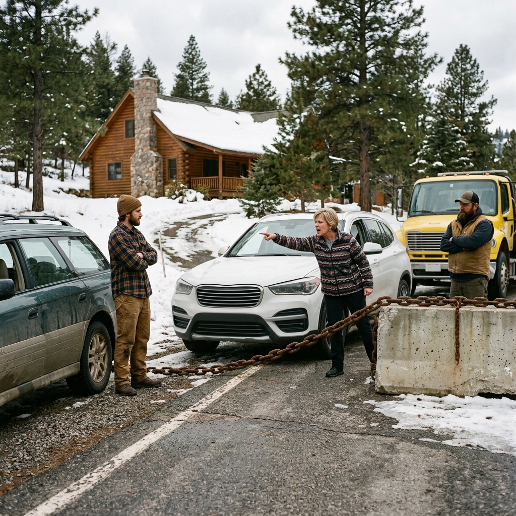 The HOA President Fined Me $18,000 and Closed My Private Road — So I Locked the Gate and Let the Neighborhood Sit in Traffic