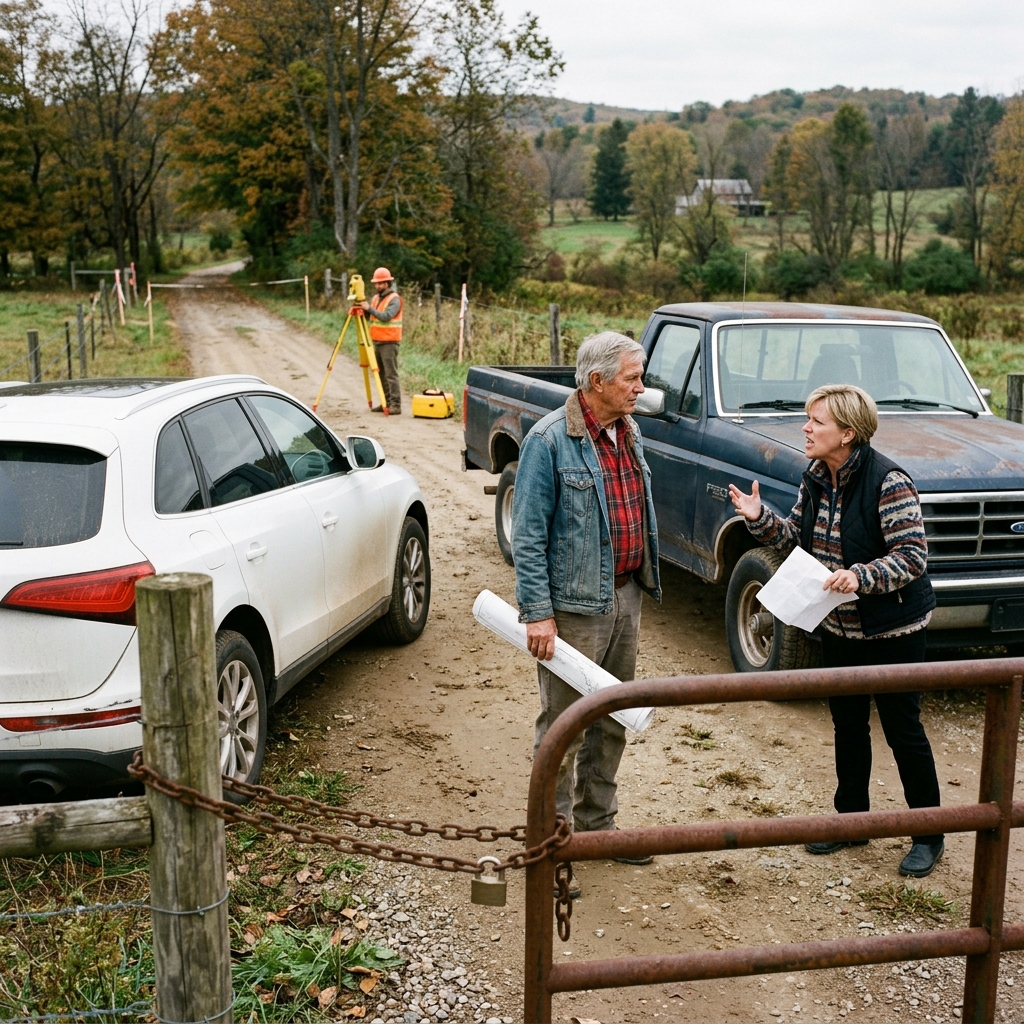 HOA Karen Billed Me $1,200 to Drive on My Own Dirt Road — So I Let the Sheriff Cut Her $15,000 Iron Gate in Half