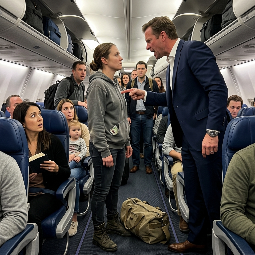 A businessman just called me homeless. But when the 737’s pilots passed out at 35,000 feet, the cabin interphone screamed one identity — “Captain Jenkins, F-35 pilot.”