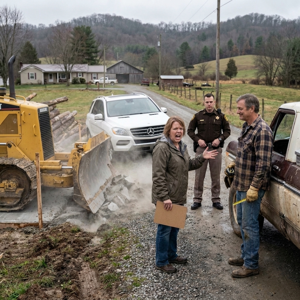 HOA Karen Built a 3-Car Garage Over My Driveway — So I Let Her Watch a 30-Ton Excavator Tear It Down