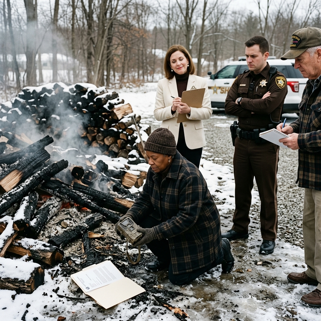 HOA Karen Burned the Wood That Heated 14 Homes — So I Let the Trail Cameras Hand Her a Felony