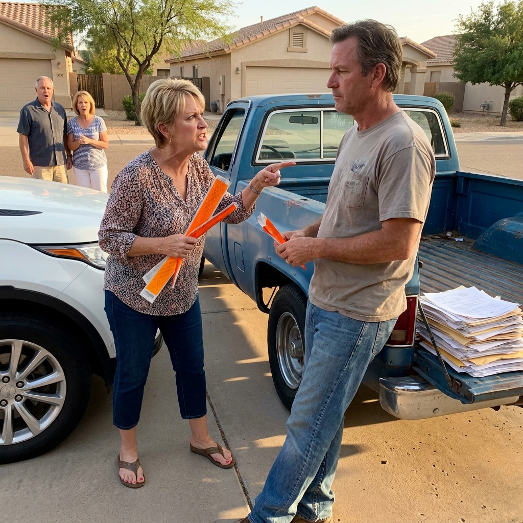 The HOA President Slashed My Disability Walkway at 6:47 AM — So I Let the FBI Interrupt Her Town Hall Meeting