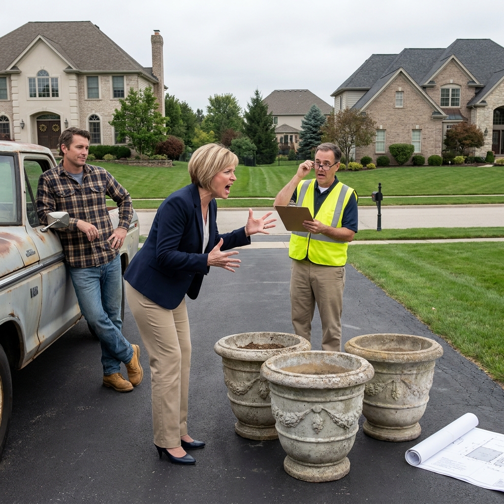 HOA Karen Towed My Truck from My Own Driveway — So I Let Her Meet 32,000 Pounds of Concrete