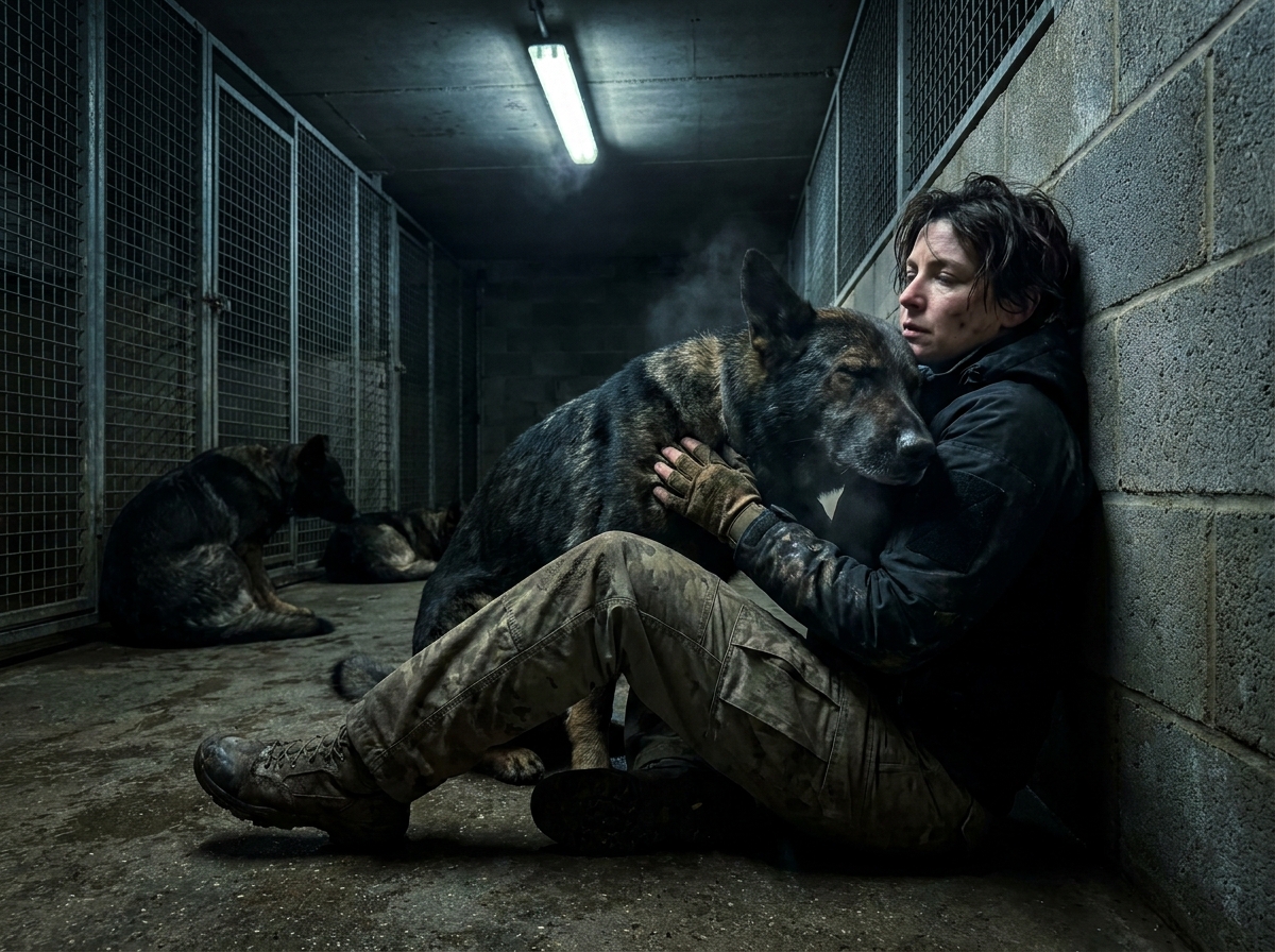 THEY LOCKED HER IN WITH THE K9S KENNEL, BUT THEN, THEY REALIZED WHY SHE IS REVERED AS A NAVY SEAL LEGEND!