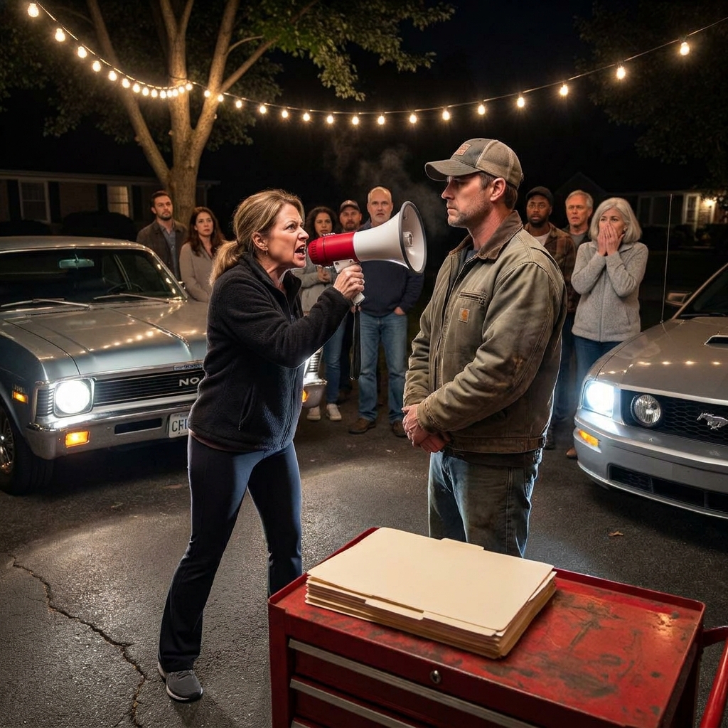 I watched our corrupt HOA president march into my military charity event with a bullhorn, screaming that my veteran friends and I were dangerous criminals.