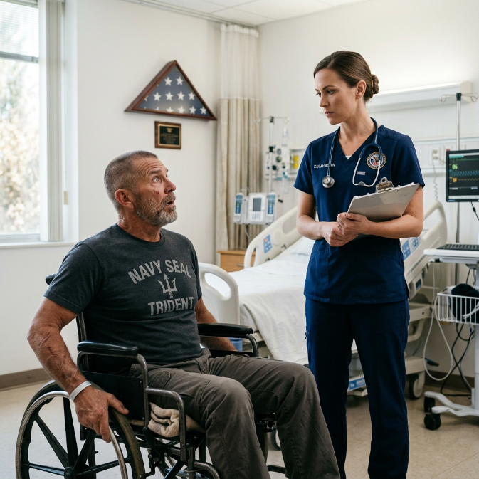 For Eight Months, She Played the Invisible Nurse to Hide Her Military Past, Until a Medical Crisis Forced Her to Call a Dangerous Patient by His Battlefield Call Sign