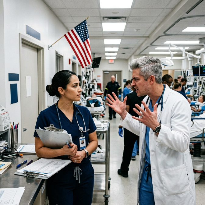 The Arrogant ER Doctor Ordered The Quiet Night Nurse Around. He Had No Idea She Was A Retired Tier-One Black Ops Commander.
