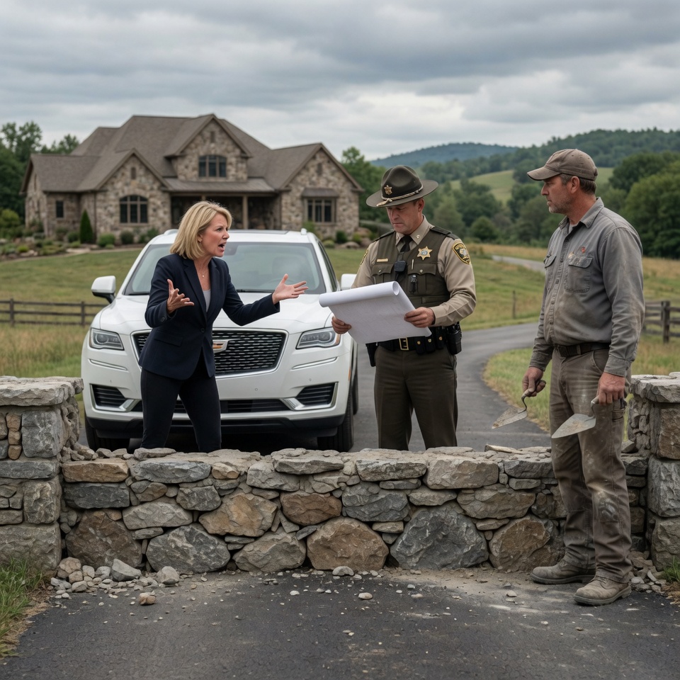 HOA Karen Built a 200-Foot Wall on My Land — So I Built One That Sealed 16 Luxury Driveways