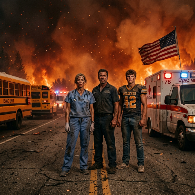 The Courage to Count: How One Exhausted Nurse Led a Trapped Mountain Town Through the Flames