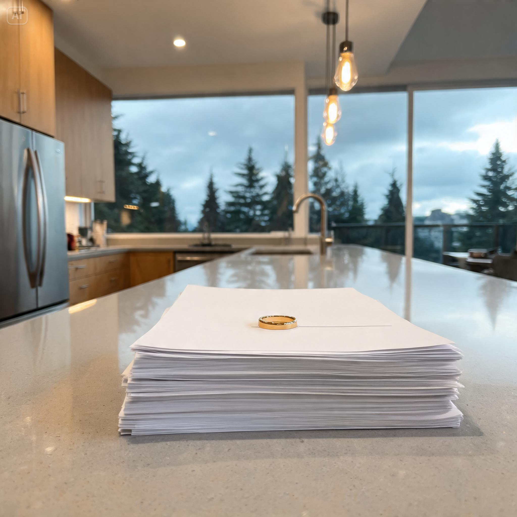 GHOSTED MY CHEATING WIFE AFTER LEAVING DIVORCE PAPERS ON THE KITCHEN TABLE, BUT LATER, I DID…
