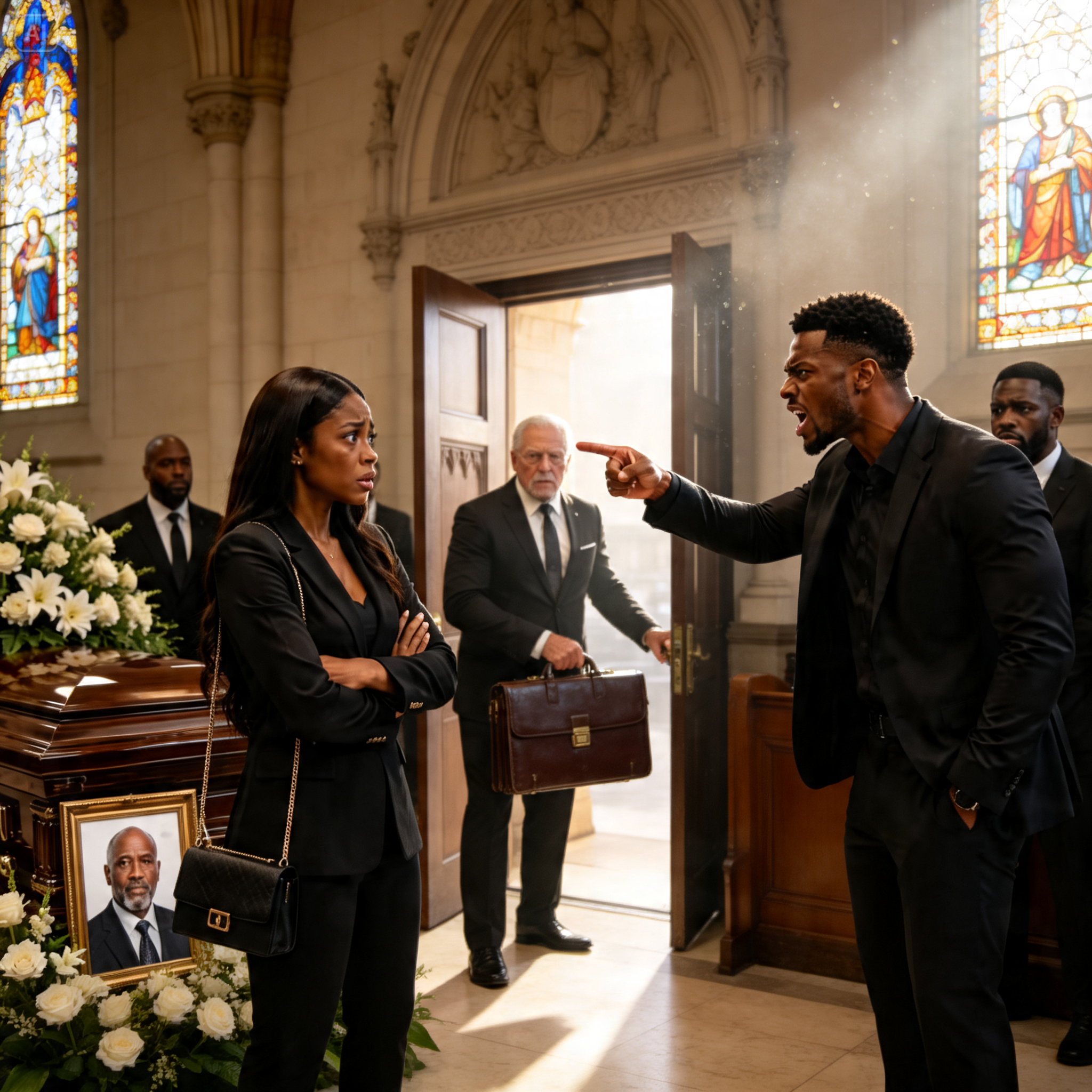 MY BROTHER KICKED ME OUT OF DAD’S FUNERAL, BUT THEN FATHER’S LAWYER READ THE WILL OUT LOUD THAT…