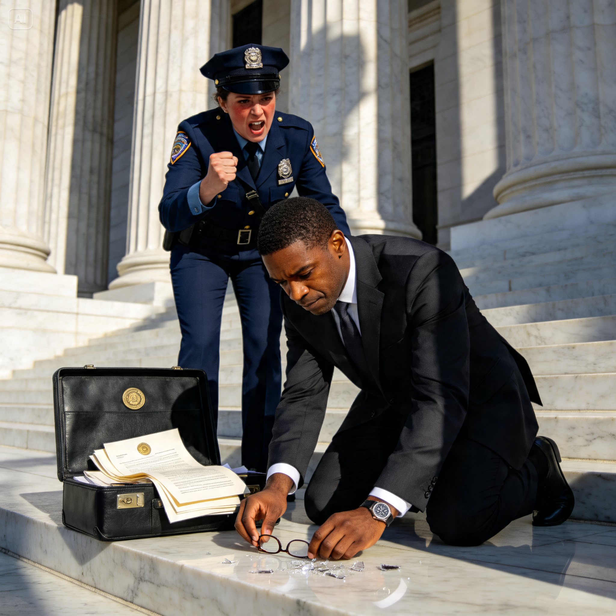“GET ON THE GROUND!” THE ENRAGED COP SCREAMED OUTSIDE MY CHICAGO COURTHOUSE, UNAWARE I WAS THE FEDERAL JUDGE WHO RAN IT.