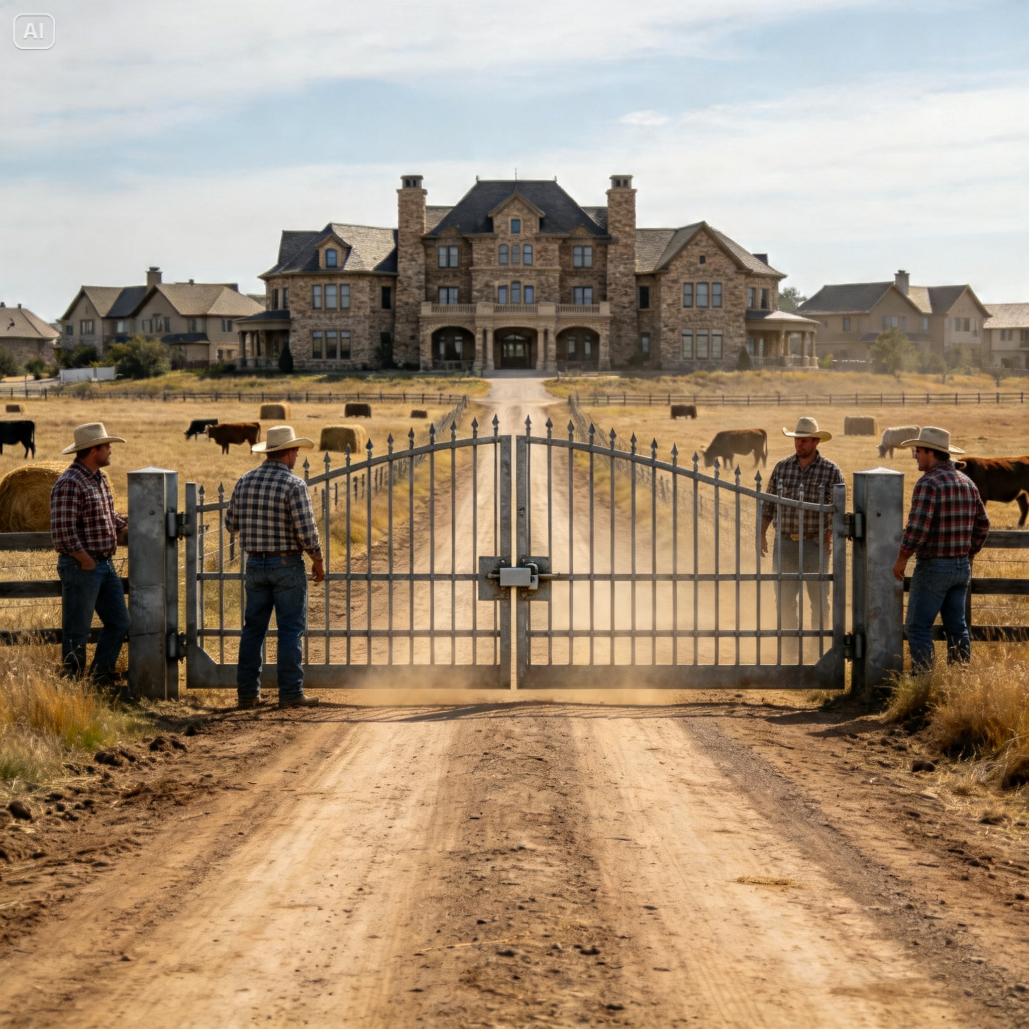 HOA KAREN PUT A FENCE AROUND MY RANCH, SO I BOUGHT THE PROPERTY WITH THE ONLY GATE KEY JUST FOR HER!