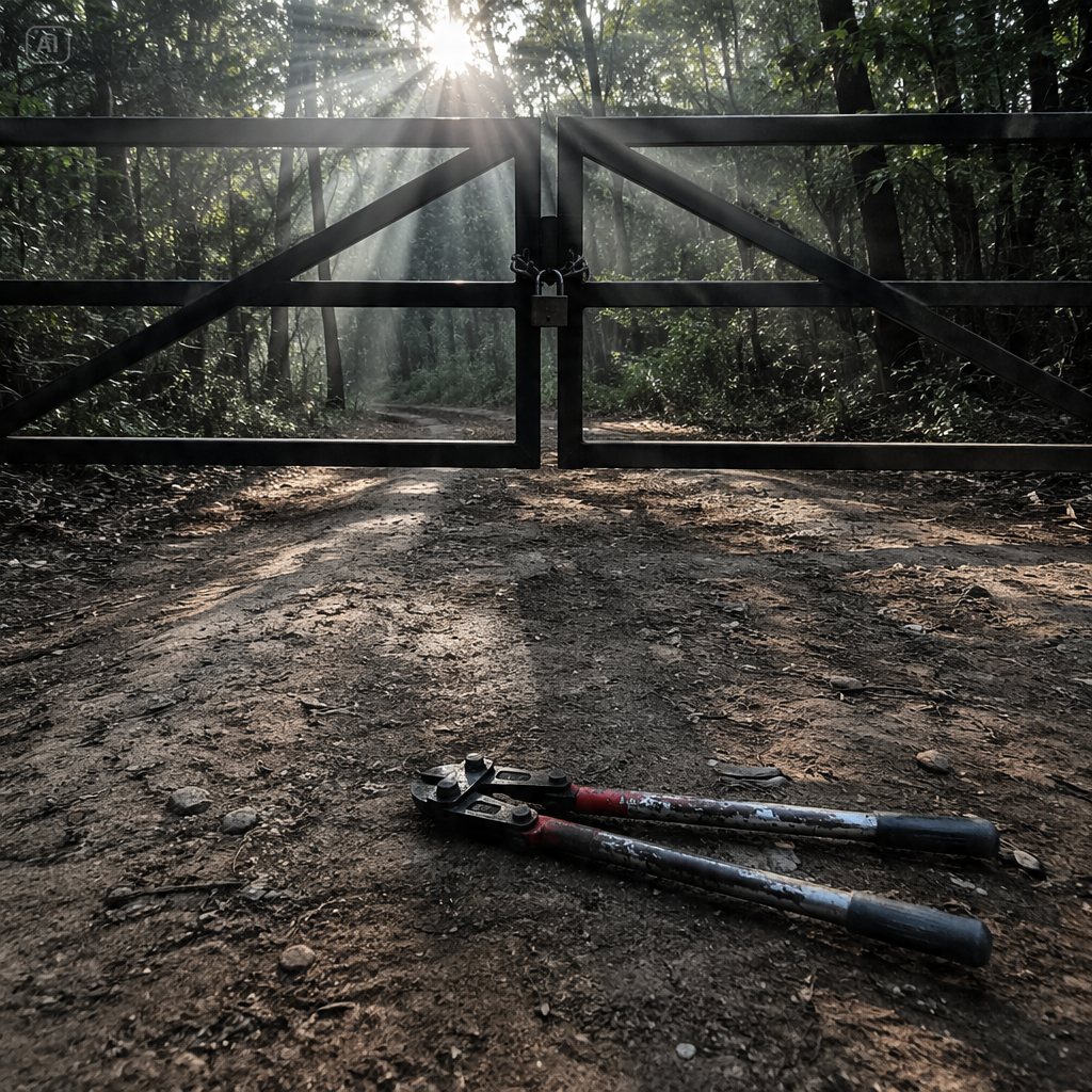 “OPEN THIS GATE RIGHT NOW, SQUATTER!” HOA KAREN REOPENED HER FAVORITE SHORTCUT, SO MY NEW GATE ENDED IT INSTANTLY…