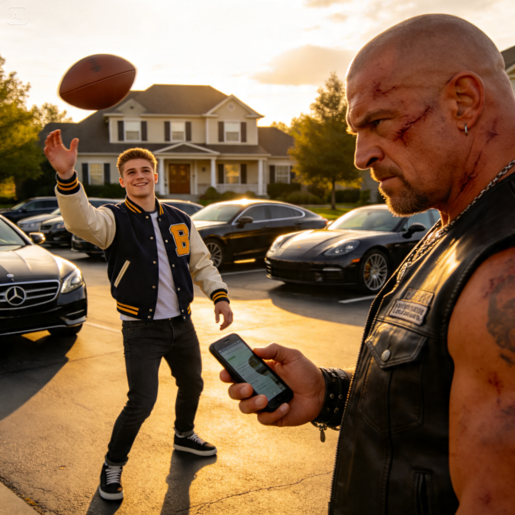“DO YOU KNOW WHO MY DAD IS?” THE ARROGANT BULLY SMIRKED. HE DIDN’T KNOW HE WAS TALKING TO A HELLS ANGEL. AND NEXT DAY…