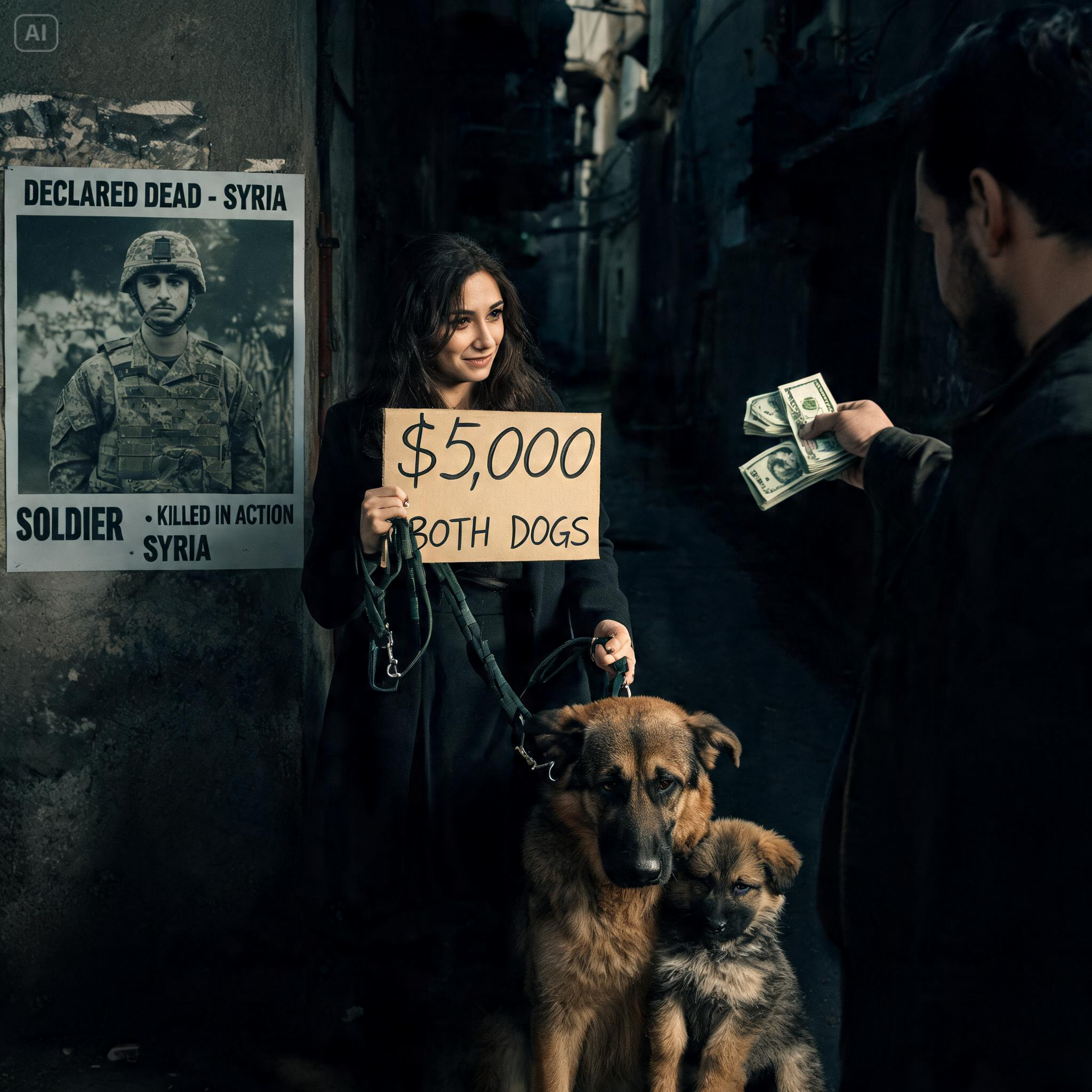 I WAS DECLARED DEAD IN SYRIA, BUT MY K9 PARTNER WITH HER PUPPY, WAS BEING SOLD BY MY FIANCE FOR $5,000 IN A SECRET PLOT BEHIND MY BACK…