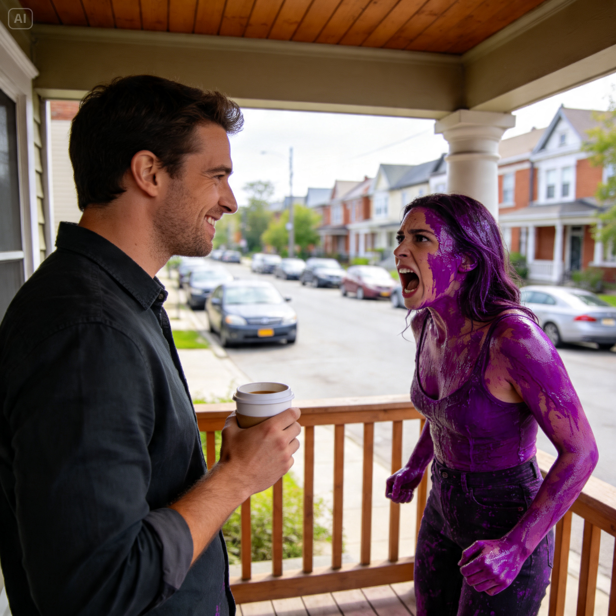 “YOU’LL REGRET CROSSING ME!” BEFORE HER CHICAGO HOA KAREN EMPIRE CRUMBLED UNDER A CLOUD OF PURPLE DYE, I RIGGED DYE TRAPS THAT SHE COULDN’T WASH OFF!