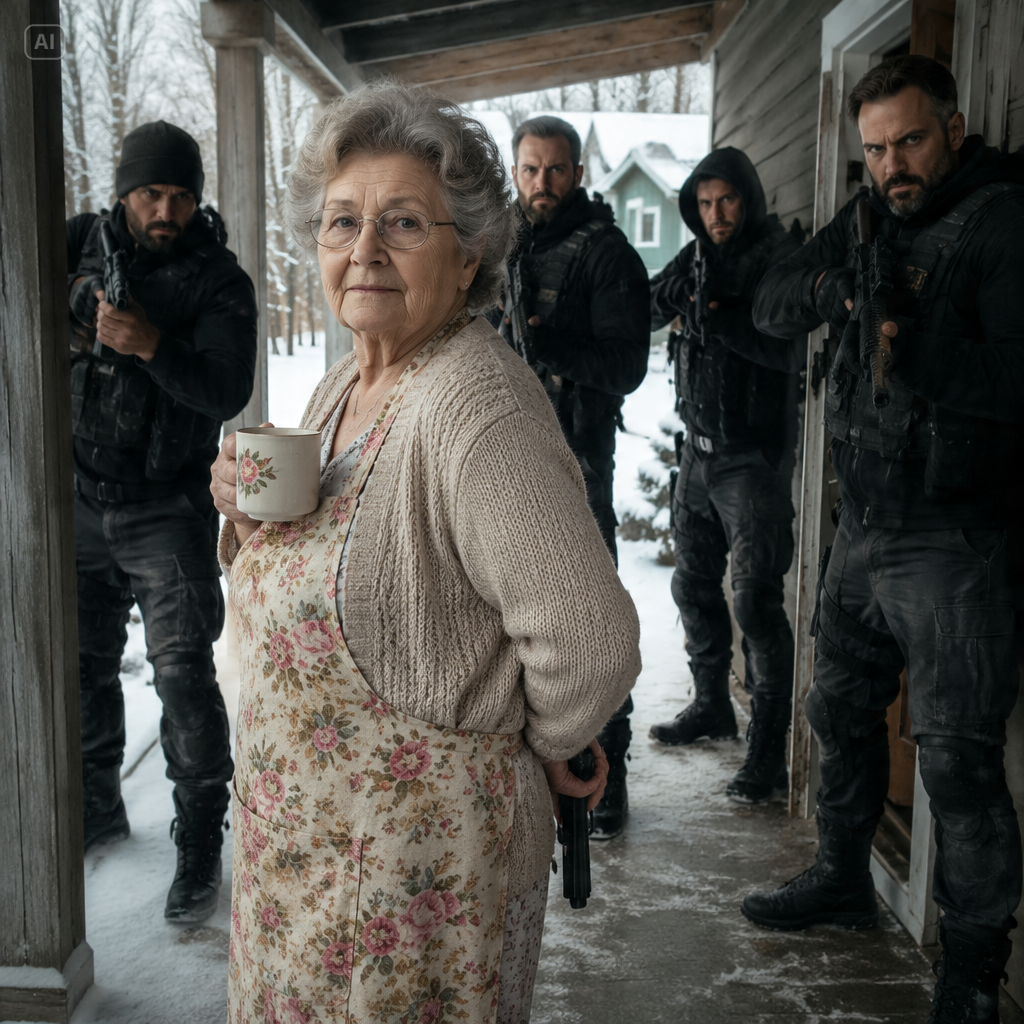 “YOU ARE JUST A HELPLESS OLD WOMAN!” THE RUSSIAN MERCENARY LAUGHED, BUT NOT KNOWING THIS GRANDMA WAS A LEGENDARY RETIRED CIA ASSASSIN AND SAVE 3 DYING HELLS ANGELS!