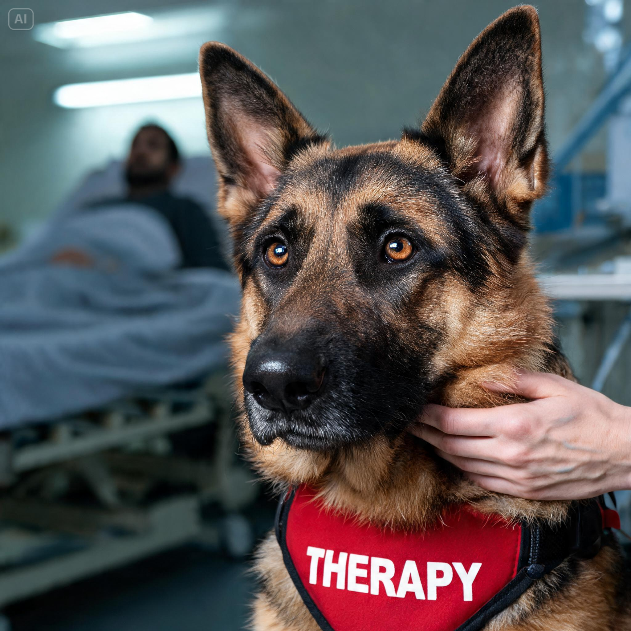 THEY DESTROYED EVERYTHING IN THE EMERGENCY ROOM, UNTIL THE NURSE AND HER THE K9 SHOWED UP.