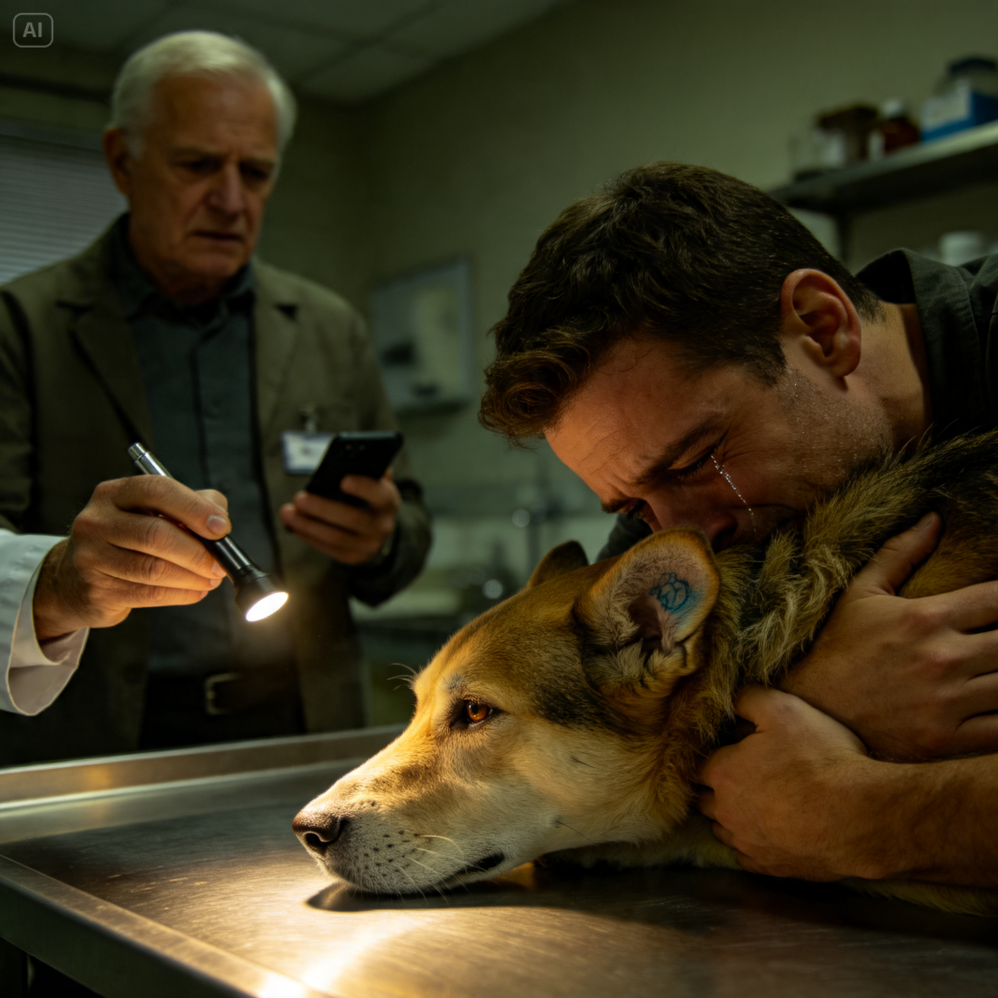 THIS NAVY SEAL FOUND AN ABANDONED DOG AT GAS STATION, HE BOUGHT HIM GO TO THE KINGMAN VET, BUT WHAT HE DISCOVERED NEXT THAT…